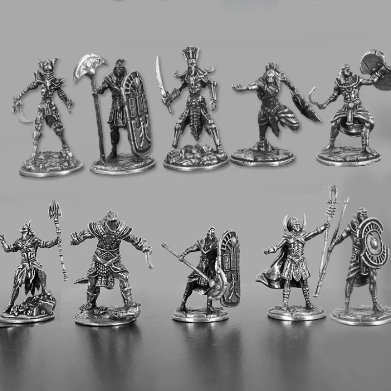 Retro Gaming Gif - Mummy Warrior Pharaoh Guards Mini Sculpture