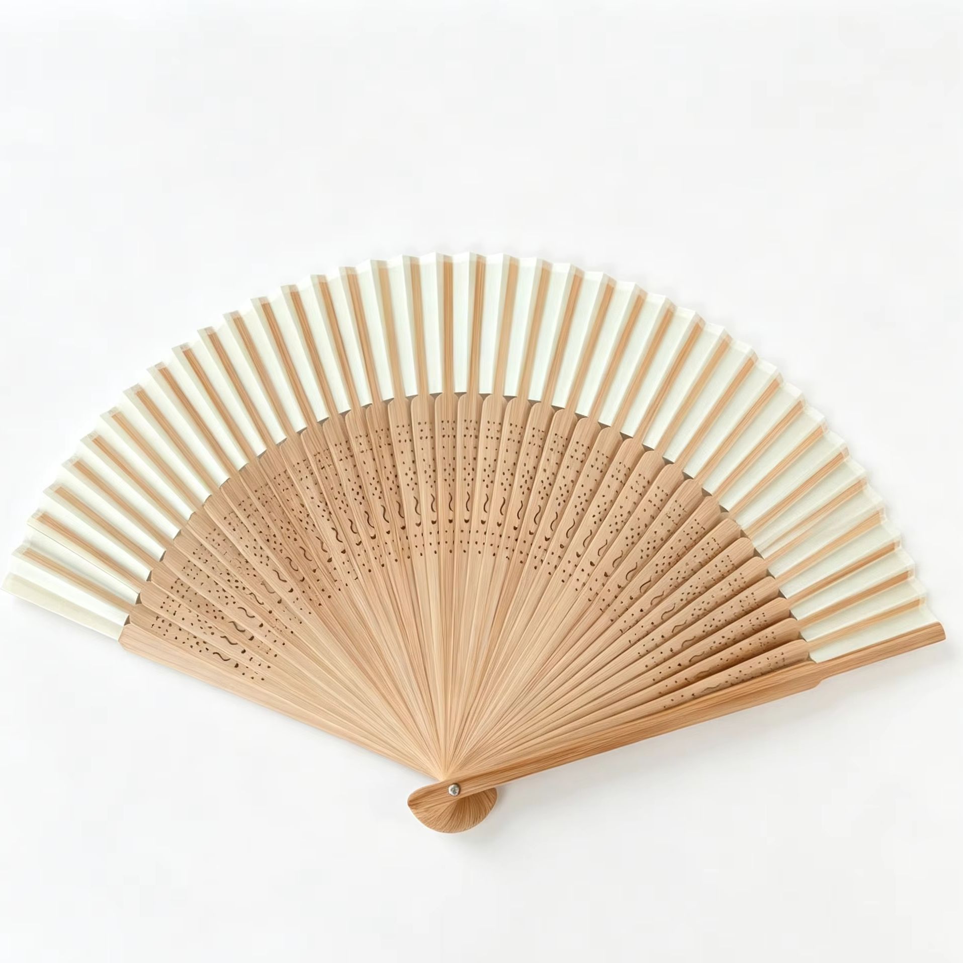Console Retro Gaming Portable - 1pc Retro Bamboo Folding Fan, Portable