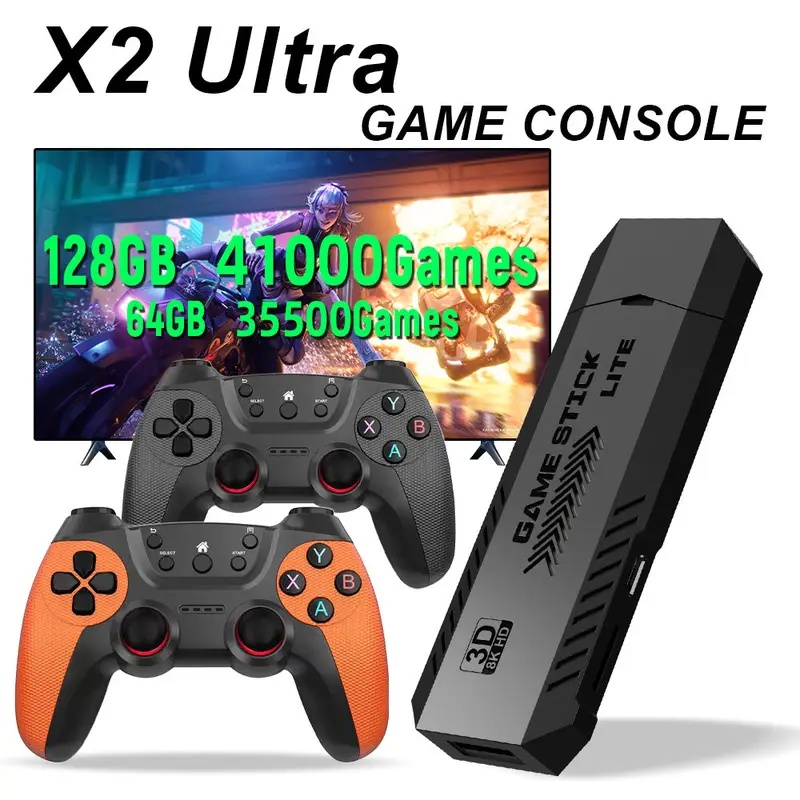 Retro Gaming Gif - X2 Ultra Pro Retro Game Stick