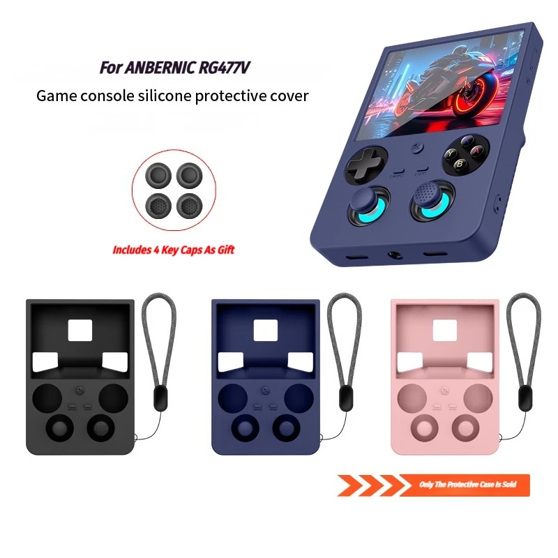 Retro Gaming Handheld 2026 - For ANBERNIC RG477V Silicone Protective Case