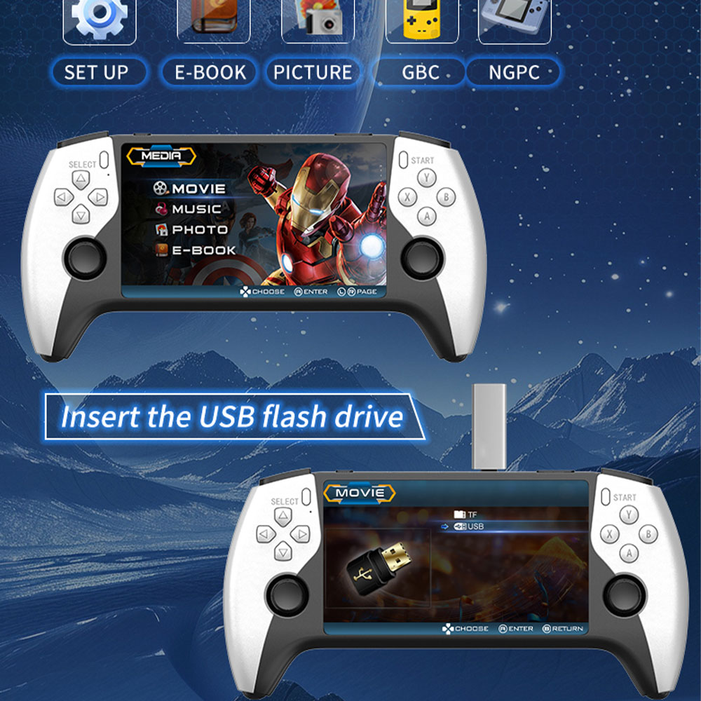 2026 New SF3500 5 Inch Handhel - đánh giá và giá Retro Gaming Handheld 2026