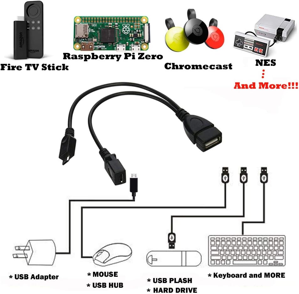 2-in-1 Micro USB OTG Power Cab - đánh giá và giá Retro Gaming Usb Stick