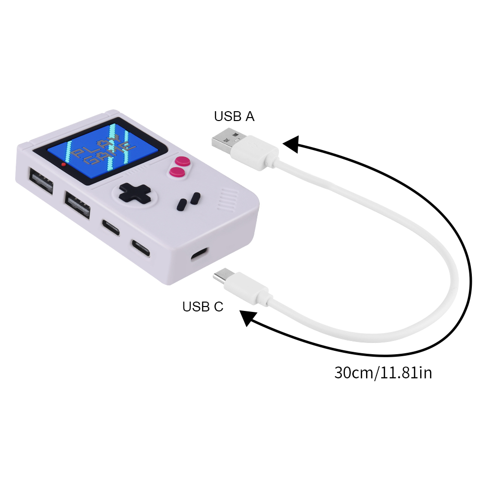 Retro GBA Console USB Hub 4-in - đánh giá và giá Retro Gaming Hub