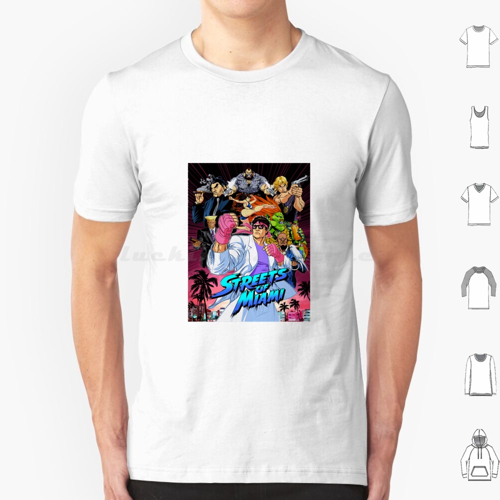 Streets Of Miami T Shirt 6xl C - đánh giá và giá Retro Gaming Kent