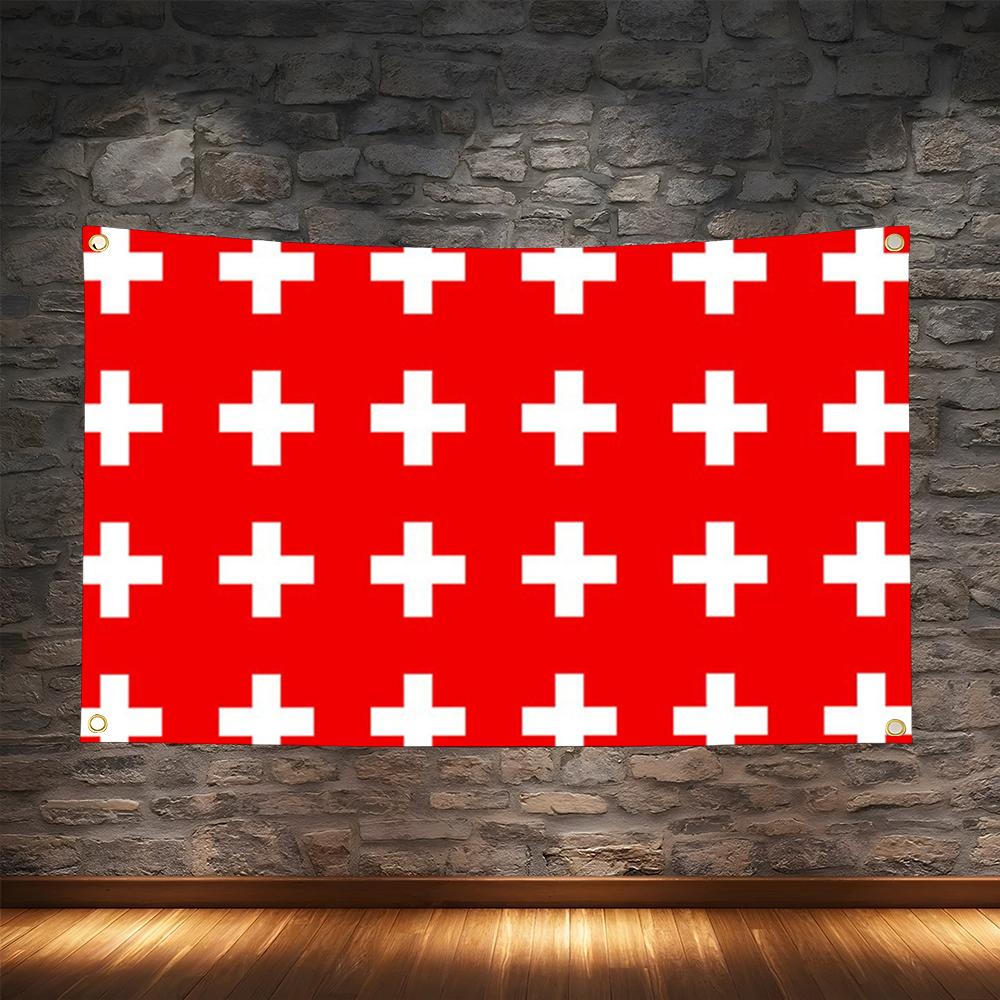 1PC Famous Switzerland Flags R - đánh giá và giá Retro Gaming Banner
