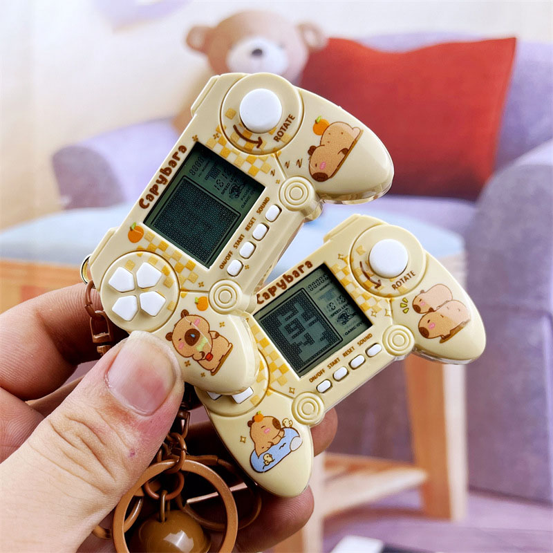 Capybara Mini Game Machine Key - đánh giá và giá Retro Gaming Keychain