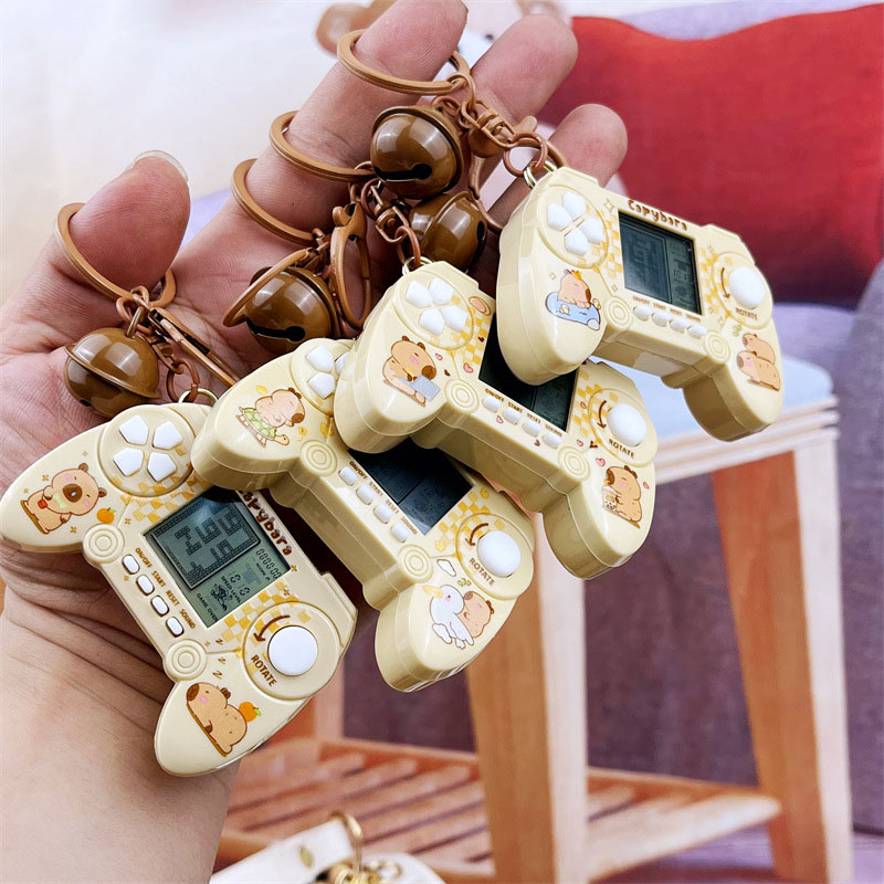 Capybara Mini Game Machine Key - đánh giá và giá Retro Gaming Keychain