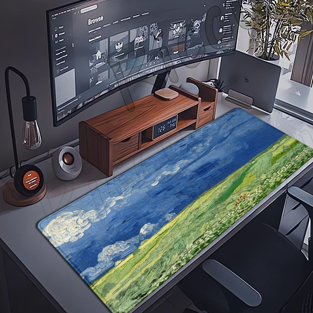 Vintage Oil Painting Mouse Pad - đánh giá và giá Retro Gaming Keyboard