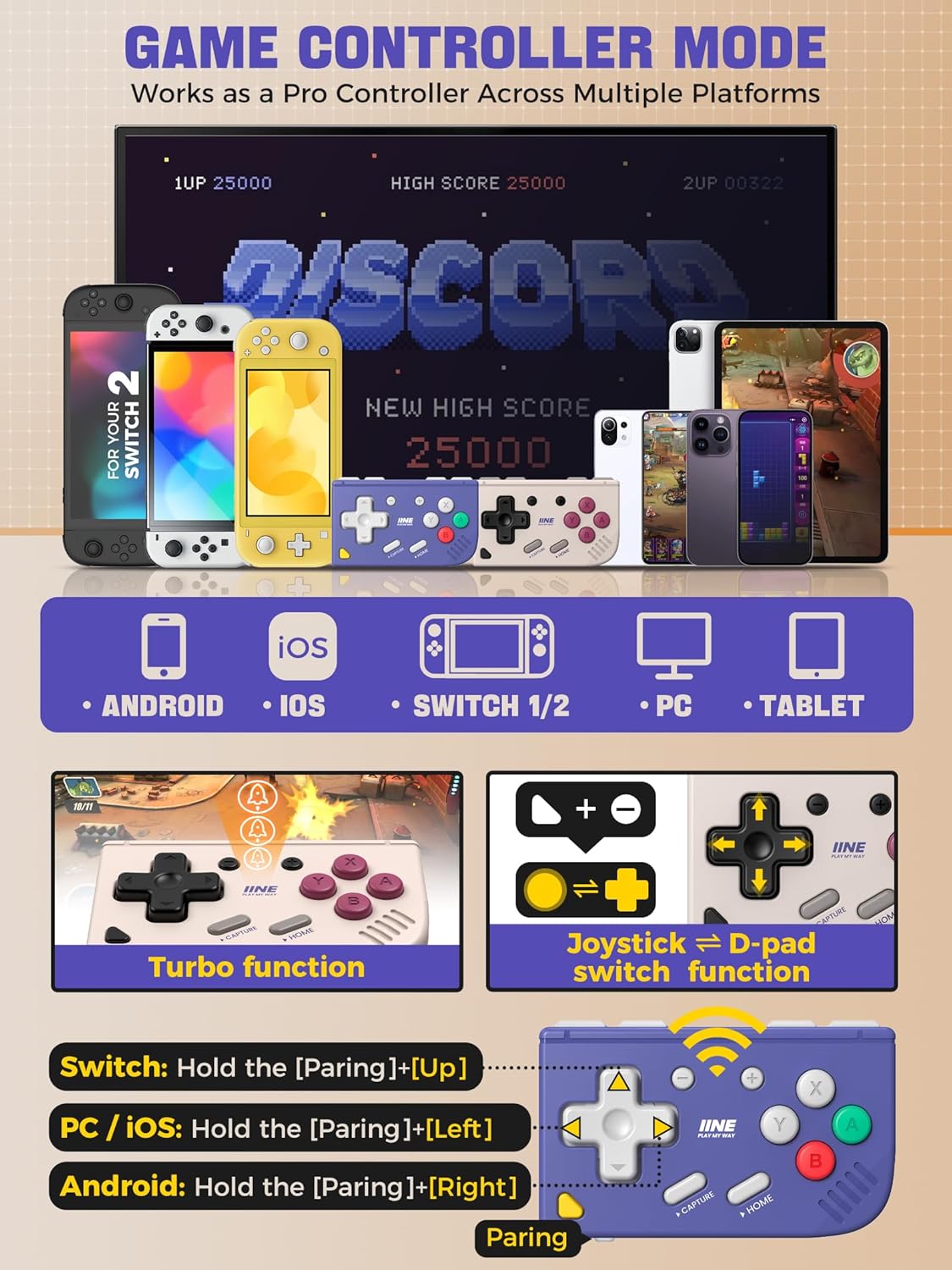 Mini Retro Game Controller,Poc - đánh giá và giá Retro Gaming Keychain