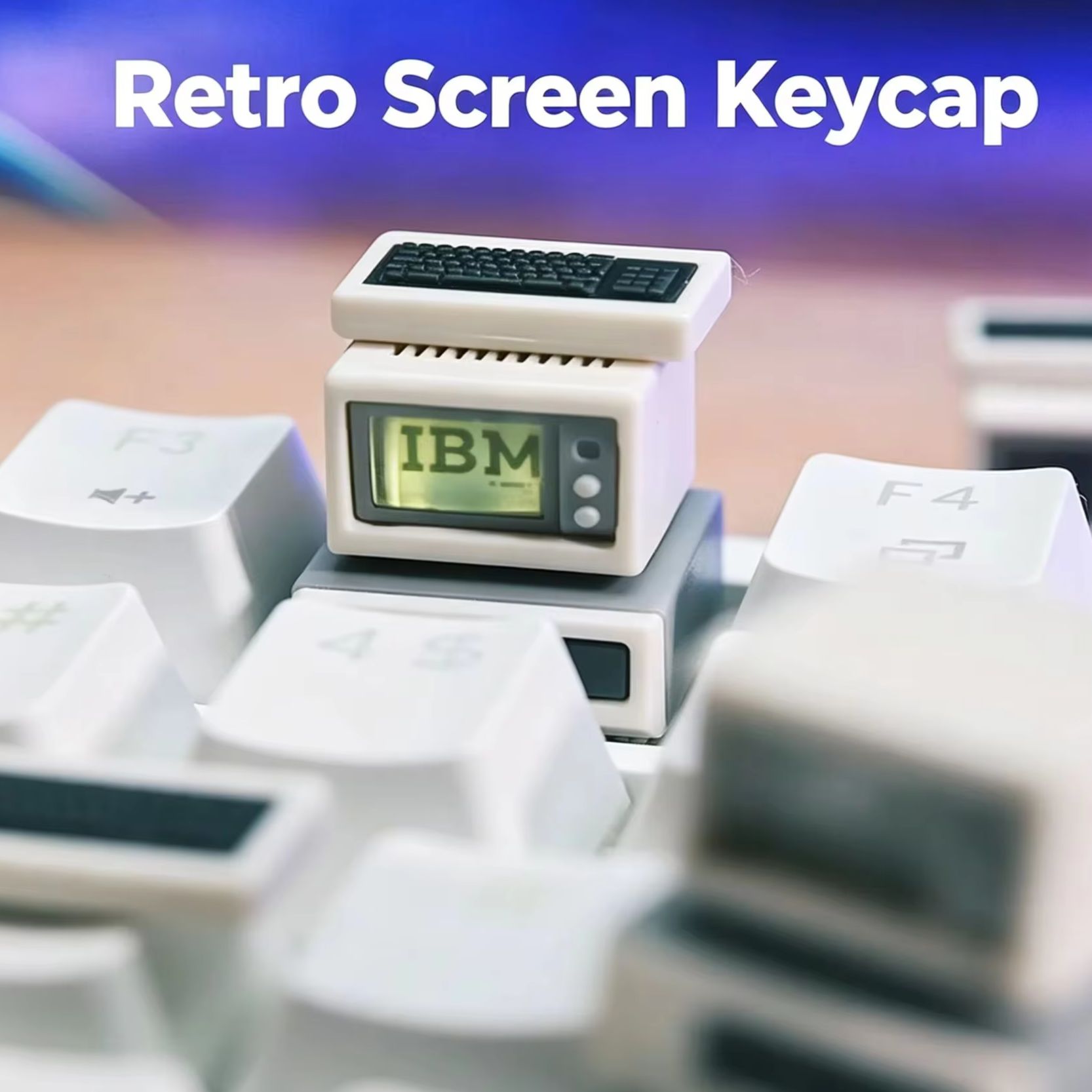 Retro Computer Keycap Backlit  - đánh giá và giá Retro Gaming Keyboard
