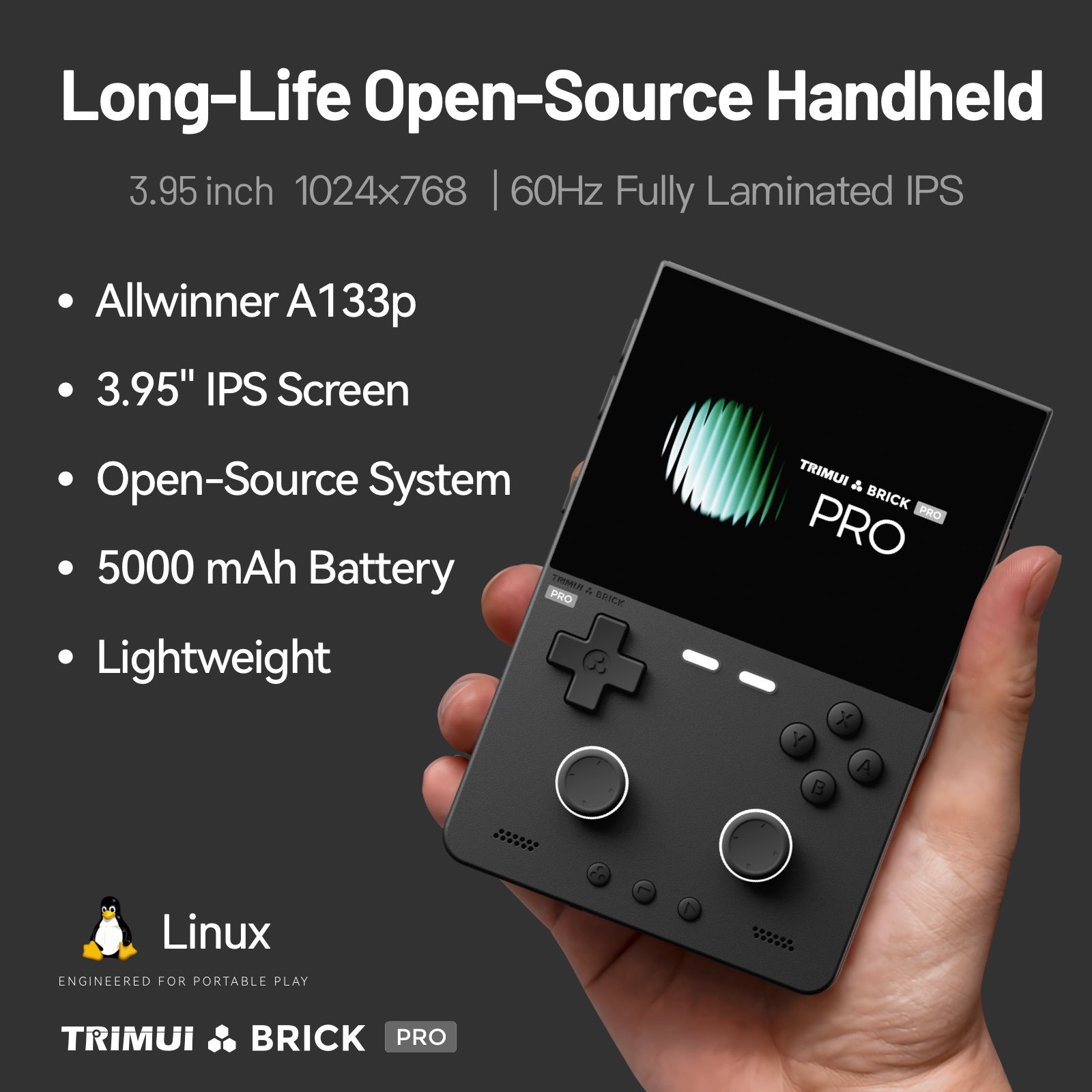 2026 TRIMUI BRICK PRO Retro Ha - đánh giá và giá Retro Gaming Handheld 2026