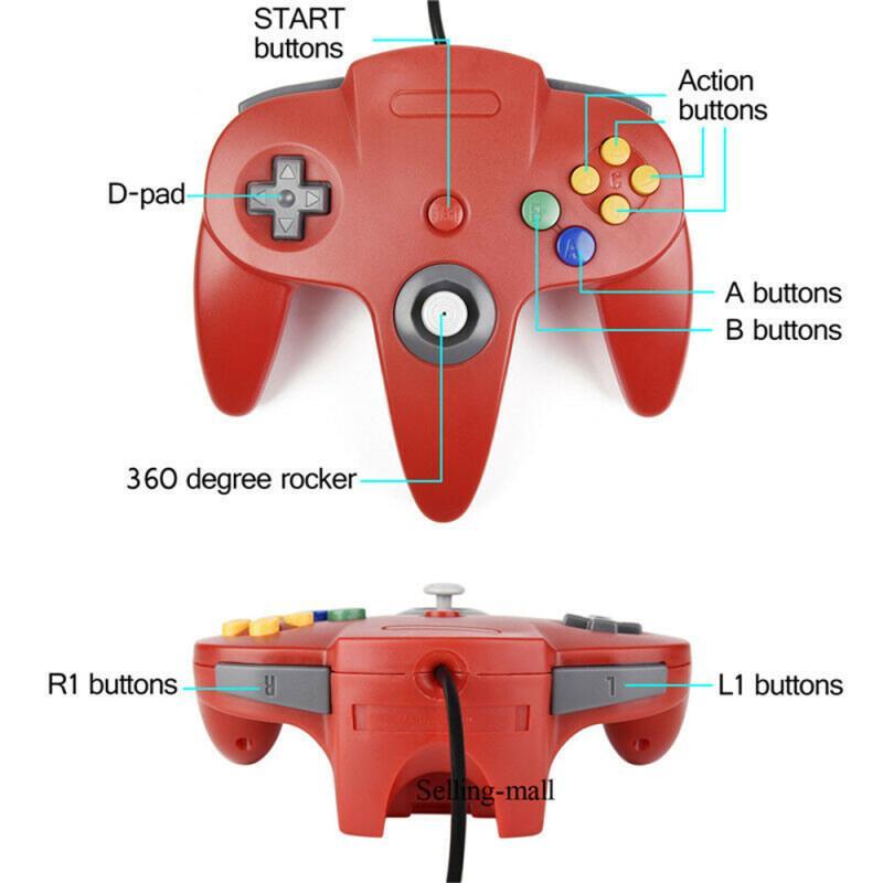 N64 Controller Classic USB Wir - đánh giá và giá Retro X8 Gaming Console