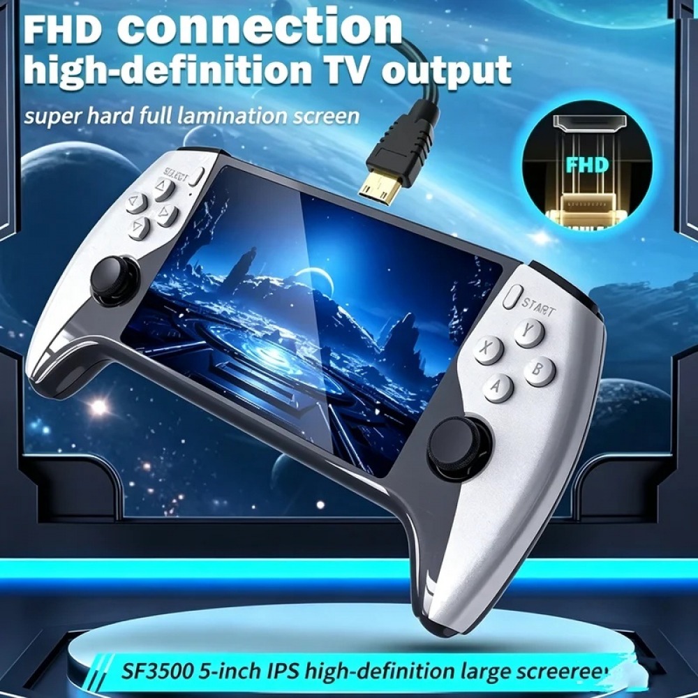SF3500 5 inch Handheld Game Co - đánh giá và giá Retro Gaming Gif